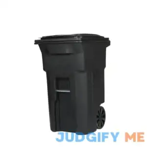 Toter Trash Can with Wheels & Attached Lid
