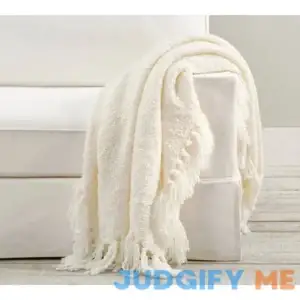 Pottery Barn Dreamy Fringe Throw 50 x 60