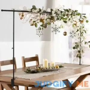 OSYIN Over The Table Rod Stand with Clamps 46-82вЂќLength Adjustable Metal Balloon Flower Arch Stand