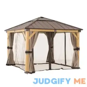Universal Curtains and Mosquito Netting for Wood Framed Gazebos Sunjoy