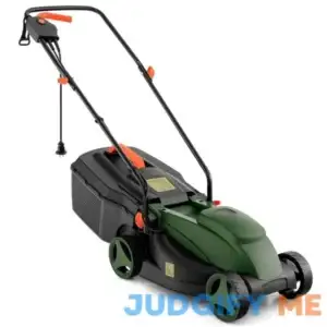 12-AMP 13.5 Inch Adjustable Electric Corded Lawn Mower with Collection Box