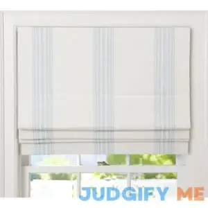 Pottery Barn Riviera Striped Linen/Cotton Blackout Cordless Roman Shade