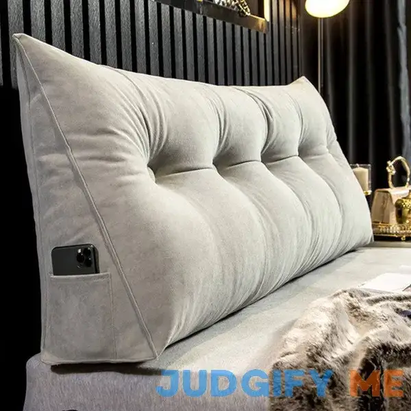 Wedge Pillow - Large Headboard Pillow - Bed Wedge - Cushioned Pillow Wedge Pillow - Large Headboard Pillow - Bed Wedge - Cushioned Pillow