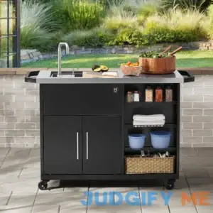 Member's Mark MemberвЂ™s Mark Grill Prep Cart with Sink and Foldable Faucet