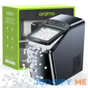 Oraimo Nugget Ice Maker Ice Makers Countertop 26 Lbs/Day Tooth-Friendly Chewable Ice with Self-Cleaning