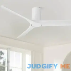 52" Casa Vieja Zebec Hugger Ceiling Fan with Remote Control