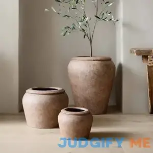 West Elm Colin King Rustic Ficonstone Planter