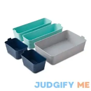 Mainstays Set of 5 Flexible Drawer Storage Organizers