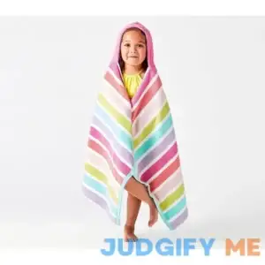 Rugby Stripe Hooded Towel