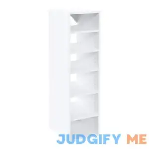 ClosetMaid Selectives 41-1/2 in. White Stackable 7-Shelf Organizer