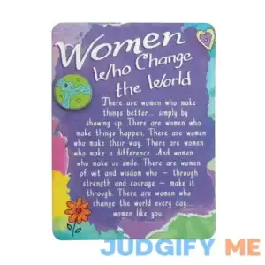 Blue Mountain Arts Women Who Change the World Miniature Easel Print with Magnet