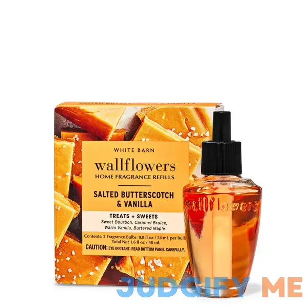 Bath & Body Works Salted Butterscotch & Vanilla Wallflowers Refills 2-Pack Bath & Body Works Salted Butterscotch & Vanilla Wallflowers Refills 2-Pack