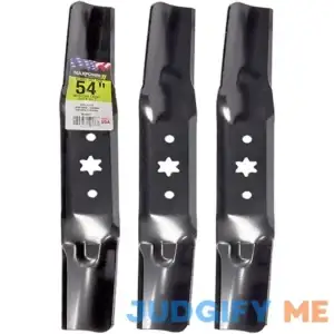 Maxpower 561557B 3-Blade Set for 54" Cut Mtd/Cub Cadet/Troy-Bilt Replaces 942-05056a