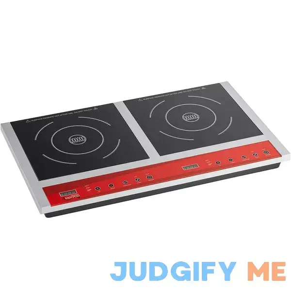 Avantco IC18DB Double Countertop Induction Range / Cooker - 120V Avantco IC18DB Double Countertop Induction Range / Cooker - 120V