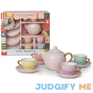Fao Schwarz Hand-Glazed Ceramic Tea Party Set
