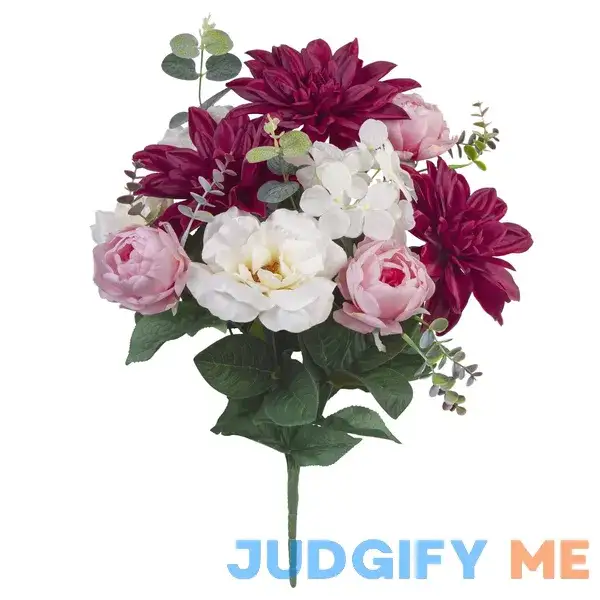 Mainstays Dahlia Tea Rose Mix Bouquet Mainstays Dahlia Tea Rose Mix Bouquet