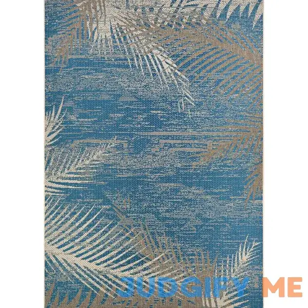 Waddington Floral Palms Blue Indoor Outdoor Area Rug Bay Isle Home Rug Waddington Floral Palms Blue Indoor Outdoor Area Rug Bay Isle Home Rug