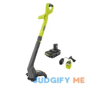 RYOBI ONE+ 18V 10 in. Cordless Battery String Trimmer/Edger with 2.0 Ah Battery and Charger