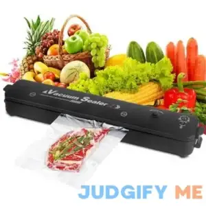 Uugee Food Vacuum Sealer Machine with 10 Seal Bags for Dry Moist Foodsealer Storage