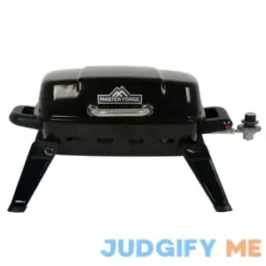 Master Forge 178-Sq in Black Porcelain Coated Portable Gas Grill