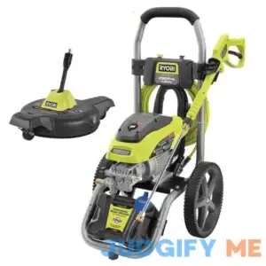 RYOBI 2500 PSI 1.2 GPM Cold Water Electric Pressure Washer and 12 in. Surface Cleaner with Caster Wheels
