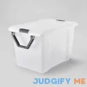 Brightroom 128qt Extra Large Wheeled Latching Storage Box