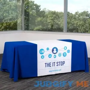 Custom Table Runners For Tradeshows by BuildASign