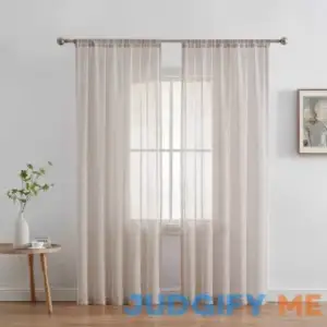 Thd Semi Sheer Voile Window Curtain Panels