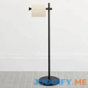 West Elm Modern Overhang Freestanding Toilet Paper Holder