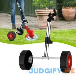 Lemolifys Adjustable Height Weed Wacker Wheel Attachment