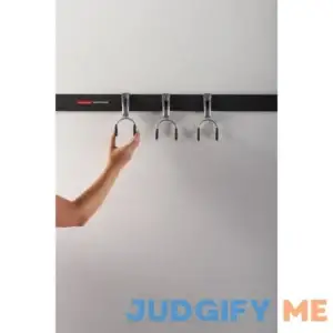 Rubbermaid Fast Track Garage Storage Wall Mounted Compact Hook 3 Piece Set