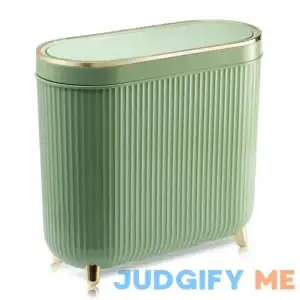 Supteron 3.2 Gallon Narrow Trash Can with Lid