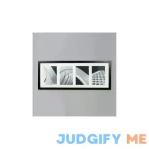 Threshold "5"" x 7"" Thin Collage 4 Photos Frame Black