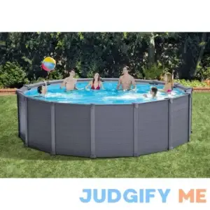 Intex Graphite Gray Panel 15' 8" x 49" Above Ground Pool