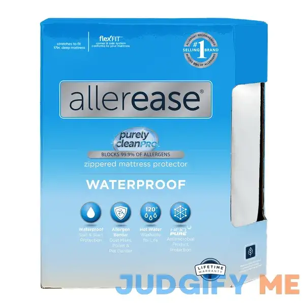 AllerEase Waterproof Allergy Protection Zippered Mattress Protector AllerEase Waterproof Allergy Protection Zippered Mattress Protector