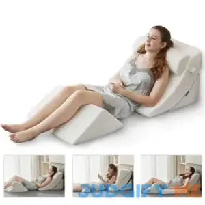 Ganaver 4pcs Orthopedic Bed Wedge Pillow Set Post Surgery Relaxing