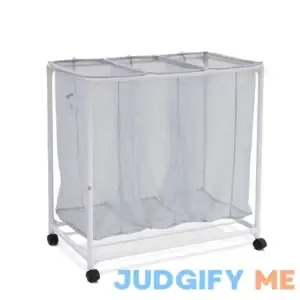 Mainstays Mesh Rolling Sorter Laundry Cart Bag