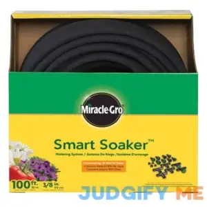 Miracle-Gro Smart Soaker 3/8 in. D x 100 ft. L Black Soaker Hose