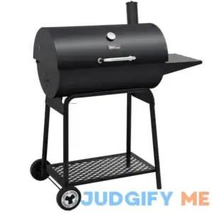 Royal Gourmet CC1830 30-Inch Barrel Charcoal Grill with Side Table
