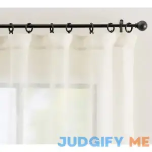 Pottery Barn Custom Emery Linen Sheer Drape