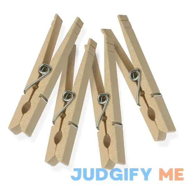 Honey Can Do Spring-Loaded Wood Clothespins DRY-01375 Honey Can Do Spring-Loaded Wood Clothespins DRY-01375
