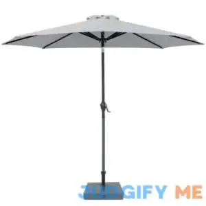 Greesum 9FT Patio Umbrella Outdoor Market Table Umbrella with Push Button Tilt