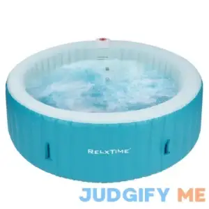Relxtime 6-Person Round Inflatable Spa with Massaging Jets
