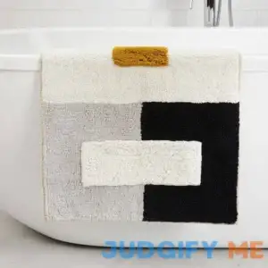Color Block Bath Mat