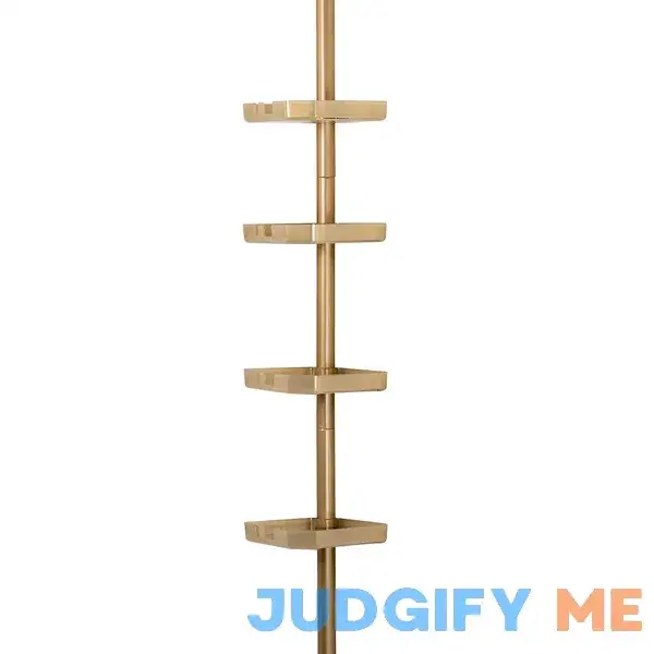 Bath Bliss 4 Tier Tension Corner Shower Organizer Caddy Bath Bliss 4 Tier Tension Corner Shower Organizer Caddy