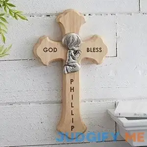 Personalized Wall Cross For Boys