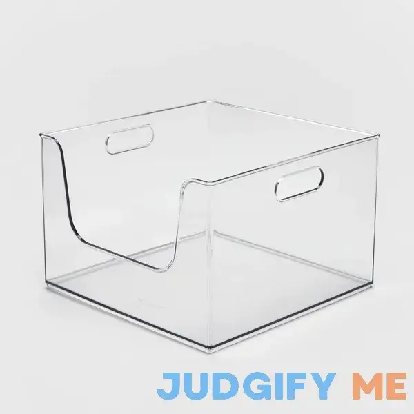 Brightroom 12" x 12" x 8" All Purpose Open Front Storage Bin Brightroom 12" x 12" x 8" All Purpose Open Front Storage Bin