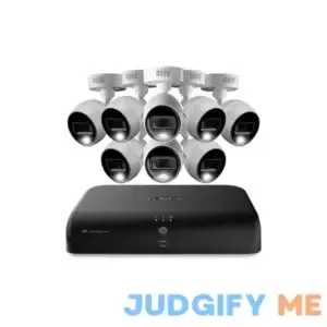 Lorex Fusion 4K 12 Camera Capable 2TB Wired DVR System with Active Deterrence Bullet Cameras