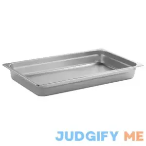 Choice Full Size 2 1/2" Deep 24 Gauge Anti-Jam Stainless Steel Steam Table / Hotel Pan