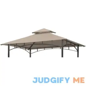 Grill Gazebo Replacement Canopy Roof 5' x 8' Outdoor BBQ Gazebo Canopy Top Cover